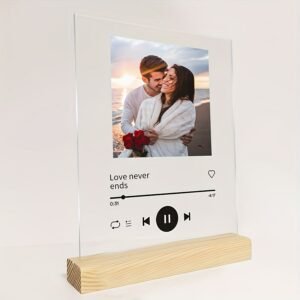 🎵✨ Cuadro Personalizado Spotify con Base de Madera ✨🎵